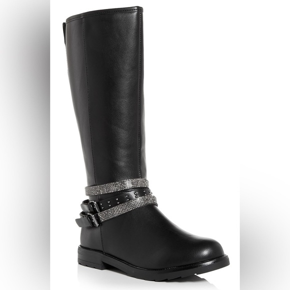 NWOT - Steve Madden - JCappy Embellished Tall Boots - Size 4 - Picture 1 of 6